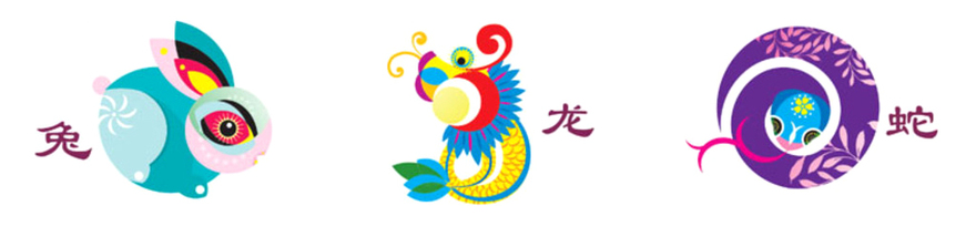 Zodiac Fortune Telling 豬年生肖運程 (2) - 兔、龍、蛇