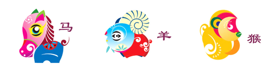 Zodiac Fortune Telling 豬年生肖運程 (3) - 馬、羊、猴