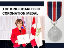 King Charles III's Coronation Medal 加拿大中文電台新聞總監 李潔芝 獲國王加冕獎章