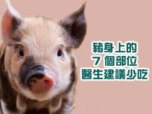 Pigs 豬的 7 個部位 醫生建議少吃