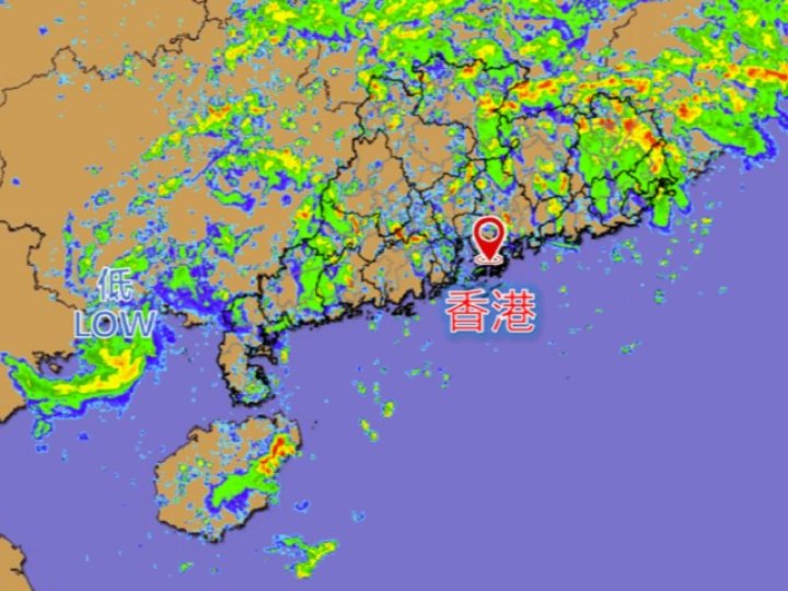 低壓區料下周靠近珠江口 香港天文台或發熱帶氣旋警告