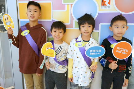 2018 Little Sunshine 的 Boyz 代表有（左起）Aidan、Alvin、Max 和 Lucas。