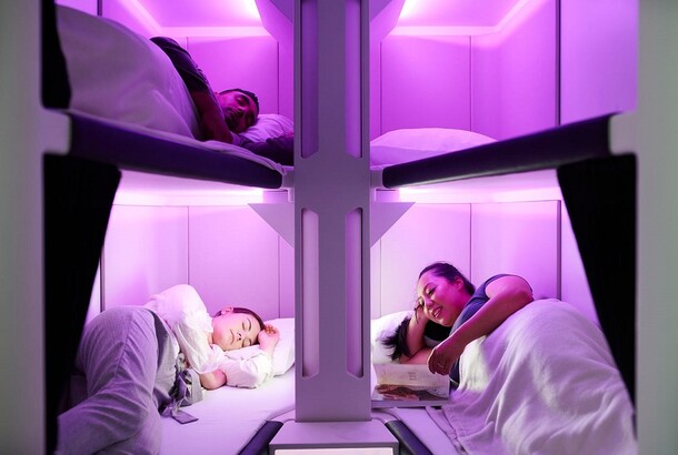 紐西蘭航空長達 5 年多進行顧客意見調查，多數旅客都希望在飛行途中能擁有良好的睡眠品質，以及一個舒適、可活動的空間。因此，紐西蘭航空以「如在家中一樣的舒適度」作為設計核心，打造全新機艙。