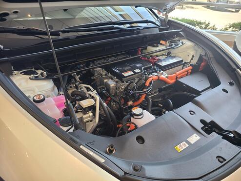Lexus RZ450e 電動車具有 308 匹馬力，全輪驅動，還有自動緊急剎停系統，應對路面突發情況。