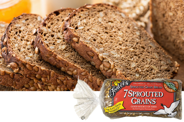 發芽穀物麵包（Ezekiel）由發芽的全穀物混合而成，通常是小麥、大麥、豆類等。發芽穀物麵包容易消化，也更容易讓身體吸收鐵和鈣等礦物質，同時是蛋白質、纖維、維他命 B 的良好來源，所提供的葉酸可能是未發芽穀物麵包的 3 倍。
