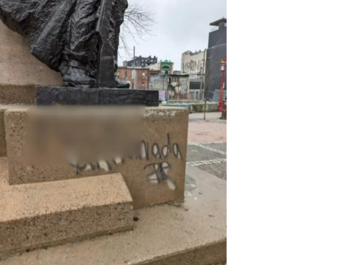 溫警調查華埠紀念碑被塗鴉事件