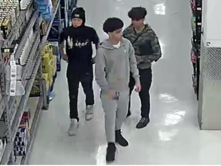 警追緝3少年高貴林超市內點燃滅火器