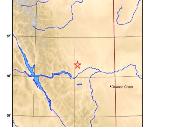 卑詩省東北部週六晚發生4.1級地震