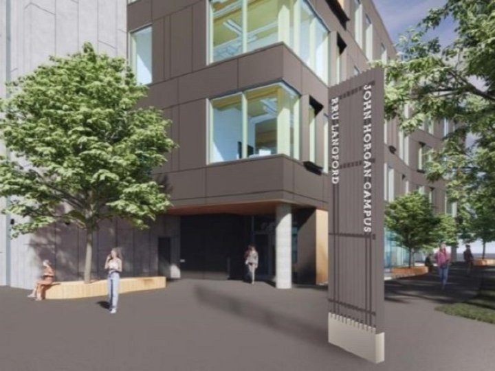 溫島一大學新校舍以前省長賀謹命名